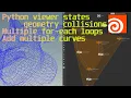 Python viewer states geometry collisions Multiple for-each loops Multiple curves Houdini tutorial