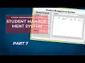 Student Management System with Database Part 7 Python Tkinter Projects in Hindi