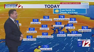 WPRI 12 Weather Forecast 26 Nice Weekend Showers Next Week