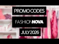 Fashion Nova Promo Codes July 2026 40 OFF Free Shipping Codes