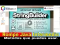 Important Methods in StringBuilder Advanced Optimization in Java