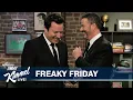 Download Lagu Behind the Scenes of Jimmy Kimmel \u0026 Jimmy Fallon’s April Fools’ Swap Prank