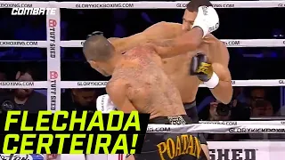 ALEX POATAN APLICA NOCAUTE RELÂMPAGO NO GLORY | BAÚ DO COMBATE | Combate.globo