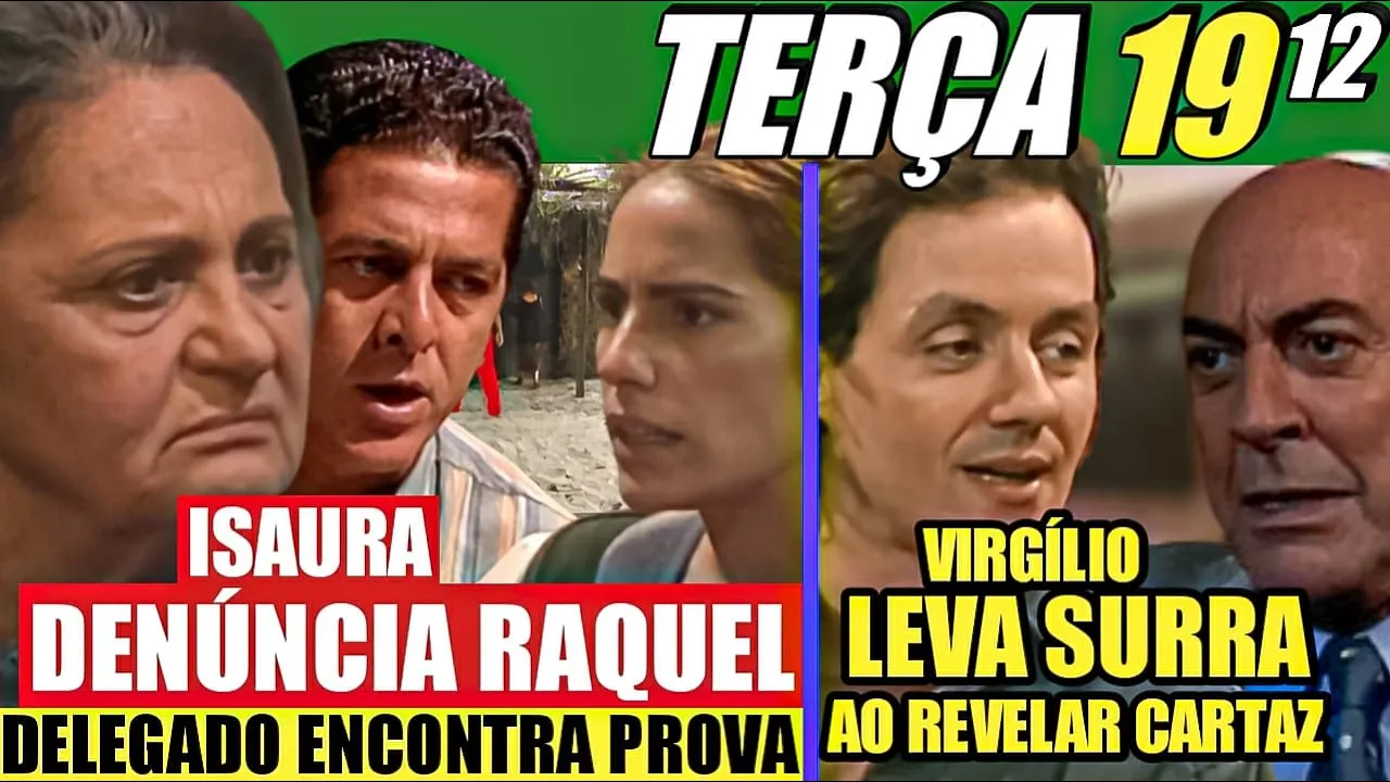 MULHERES DE AREIA Capítulo de hoje TERÇA 19/12 - Resumo da novela mulheres de areia hoje