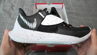 Nike Kyrie Low 3 Team Black White Basketball Shoes Up-Close Silent Review And On Feet Demo
