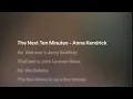 The Next Ten Minutes - Karaoke From The Last Five Years