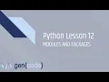 Python Modules and Packages 12