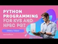 Python for KVS and HPSC PGT CS Enrol in Full Course