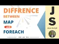 Differences between map and forEach in JS Hindi Code And Tech