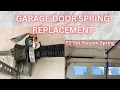 How to replace broken garage door spring