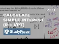 How to calculate simple interest Part 5 r