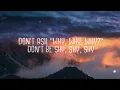 Tiësto & Karol G - Don't Be Shy (Lyrics)