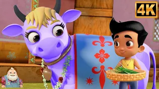 Gaiya Meri Gaiya Cute Cow Song, गैया मेरी गैया, Funny Farm Animals Cartoon Rhymes for Kids