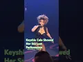Keyshia Cole Butt Pads Are Exposed As She Performs