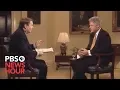 Bill Clinton tells Jim Lehrer there is no sexual relationship with Monica Lewinsky