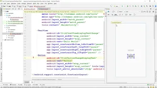 Kotlin How to change textview text with button in Android Studio