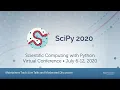 Maintainers Track Live Talks and Moderated Discussion SciPy 2020