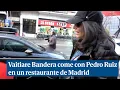 Vaitiare Bandera aprovecha su paso por Madrid para comer con Pedro Ruiz