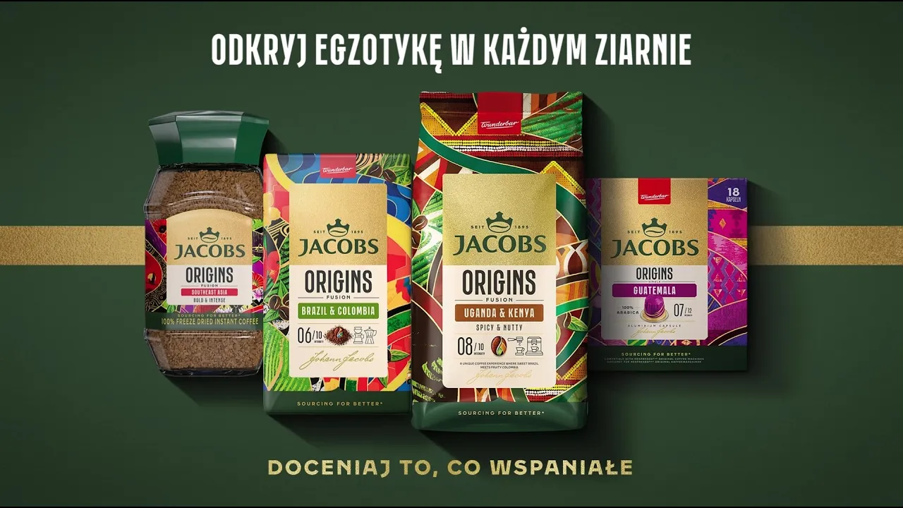Jacobs — Jacobs Origins - Odkryj egzotykę w każdym ziarnie (YouTube video ad)
