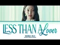 JENNIE (제니) 'Less than A Lover' (Color Coded Lyrics)