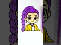 Coloring Rumi Glitter Coloring