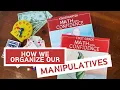 Math with Confidence - How I Organize Our Math Manipulatives Homeschool Curriculum