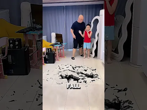 Dad Said Don't Jump on the Floor 😳 #funny #shorts