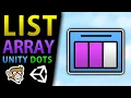 Dynamic Buffers in Unity DOTS Array List