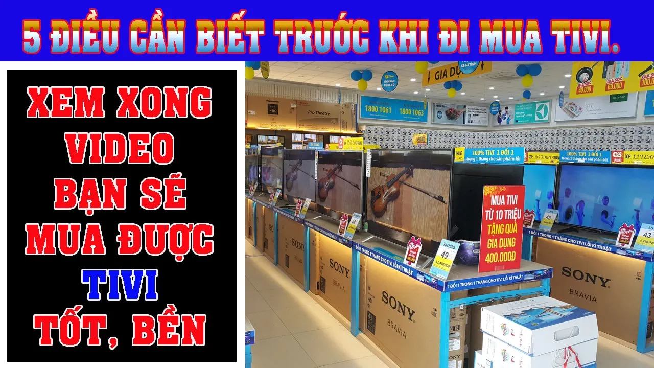 Outline Video 5 ĐIỀU BẠN NÊN BIẾT TRƯỚC KHI ĐI MUA TIVI CHO GIA ĐÌNH MÌNH!