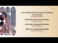 KNOCKING ON MY HEART - FRAWLEY  | LYRICS & TERJEMAHAN