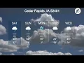 Cedar Rapids IA Weekend Weather Forecast