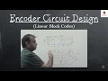 Encoder Circuit Design Linear Block Code Error Control Coding Engineering