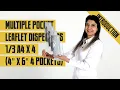 Multiple Pocket Leaflet Dispensers A4 4 x6 - 4 Pockets Introduction
