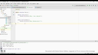 TAMIL JAVA 8 DEFAULT METHODS IN INTERFACE