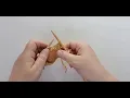 How To Knit The SKPO Stitch In Knitting