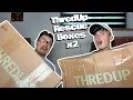 TWO ThredUp Rescue Boxes of 25 Mystery Clothing Items Will We Get Trash or Treasure