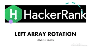 Hackerrank Left Array Rotation solution in Java