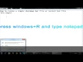 How to create shutdown and restart bat file desktop icon