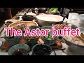 the Astor buffet