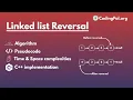 Reverse a Singly Linked List Algorithm Pseudocode and C Implementation CodingPal org DSA