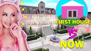 Download My First EVER Bloxburg House VS NOW! Looking At All My Bloxburg Plots (Roblox) MP3