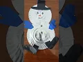 Summer camp activity for kids Snowman