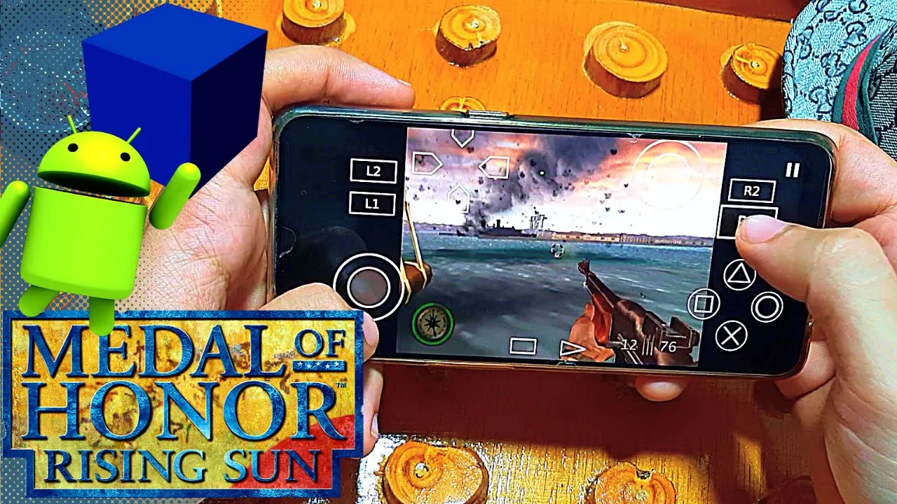 Medal of Honor Rising Sun 2022 op Android - Gameplay PS2 Emulator - Aether SX2
