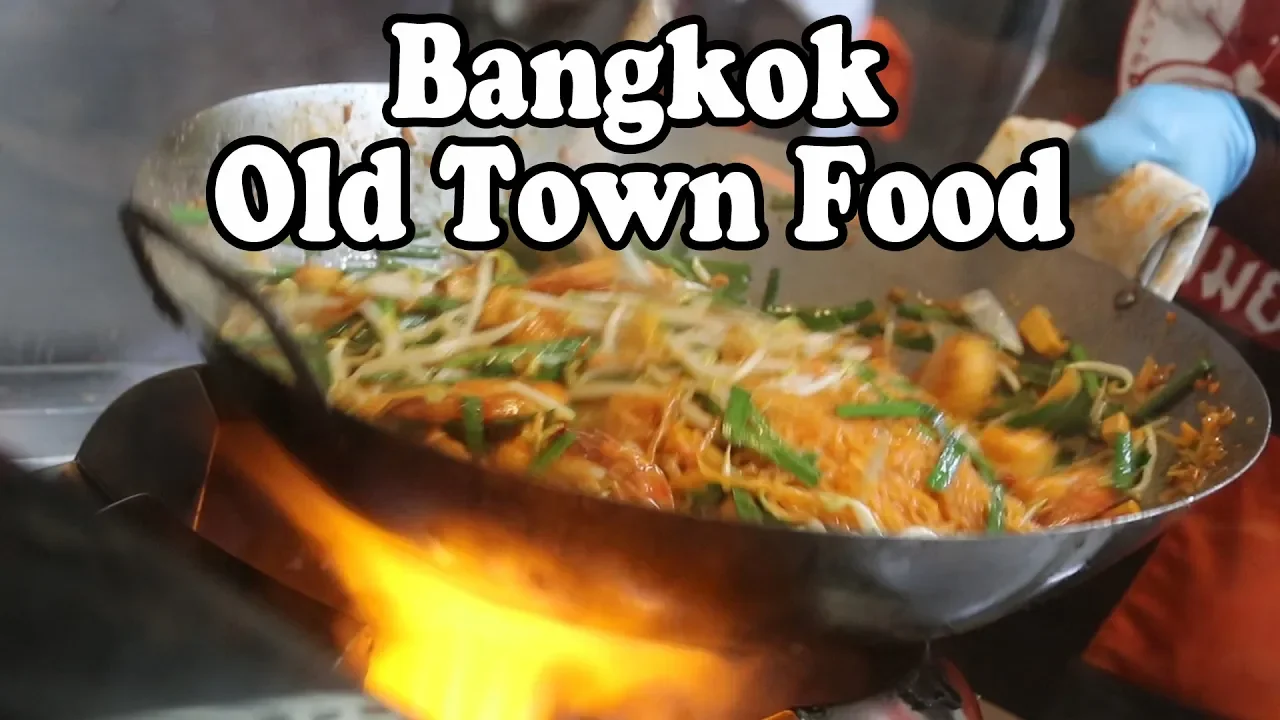 Bangkok Street Food: Huge Thai Street Food Tour in Bangkok Old Town. Bangkok Restaurants.