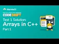 Learn Arrays in C Part 1 CodeDrift Solution Series