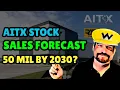 AITX STOCK SALES FORECAST 50 MILLION BY 2030