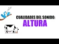 Lagu Cualidades del Sonido: ALTURA (Ejemplos y comparaciones)