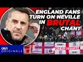 Download Lagu England fans BLAST Gary Neville with brutal chant at Latvia match amid Union Flag row