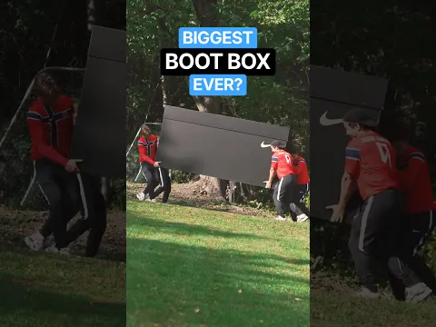 Delivering the BIGGEST football boot box EVER