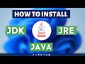 How to install JDK on Windows 11 - Java Development Kit JRE JAVAC Installation Tutorial